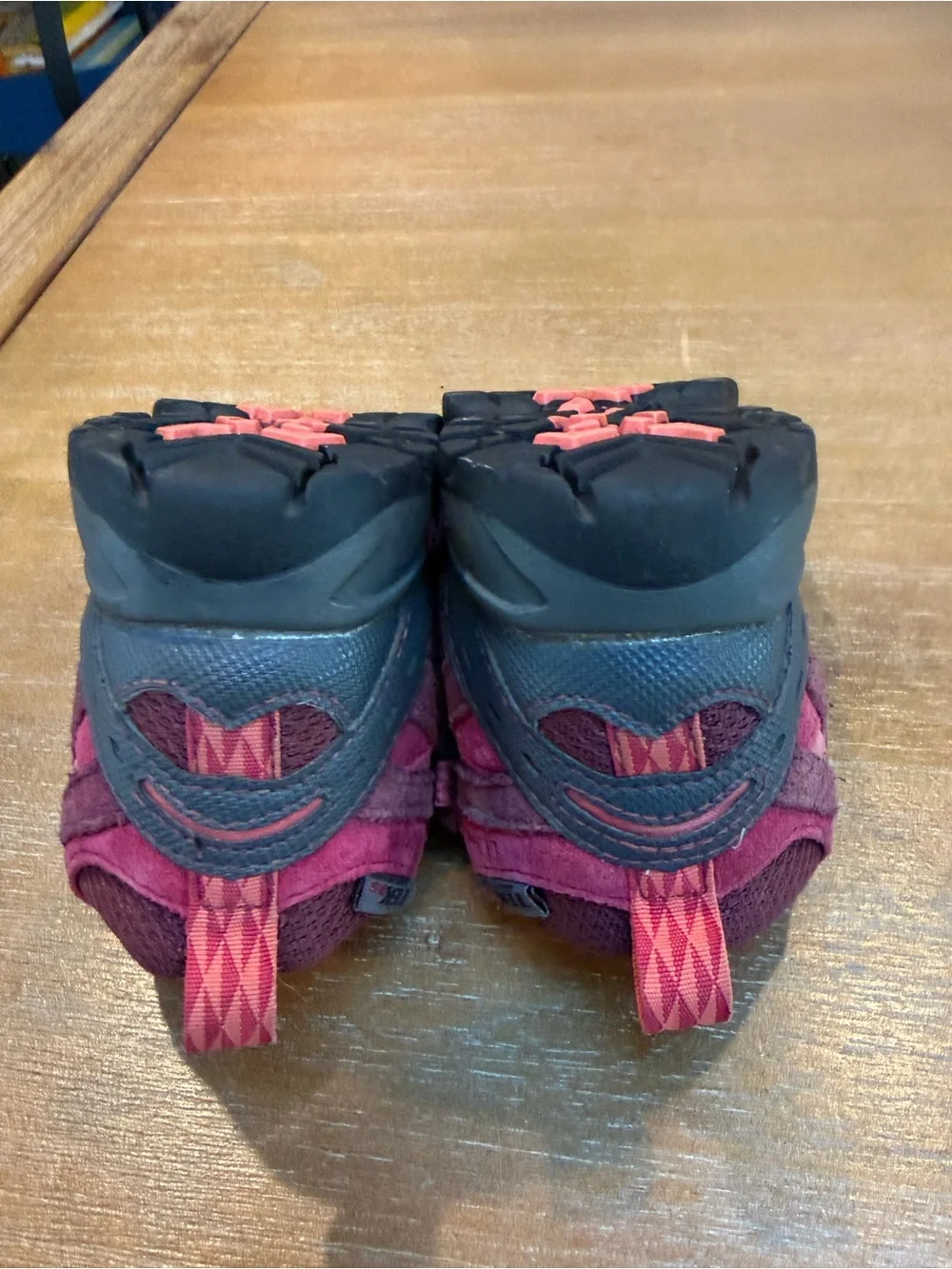 LL Bean Toddlers Trail Model Hikers Waterproof Black Cherry Sz 9